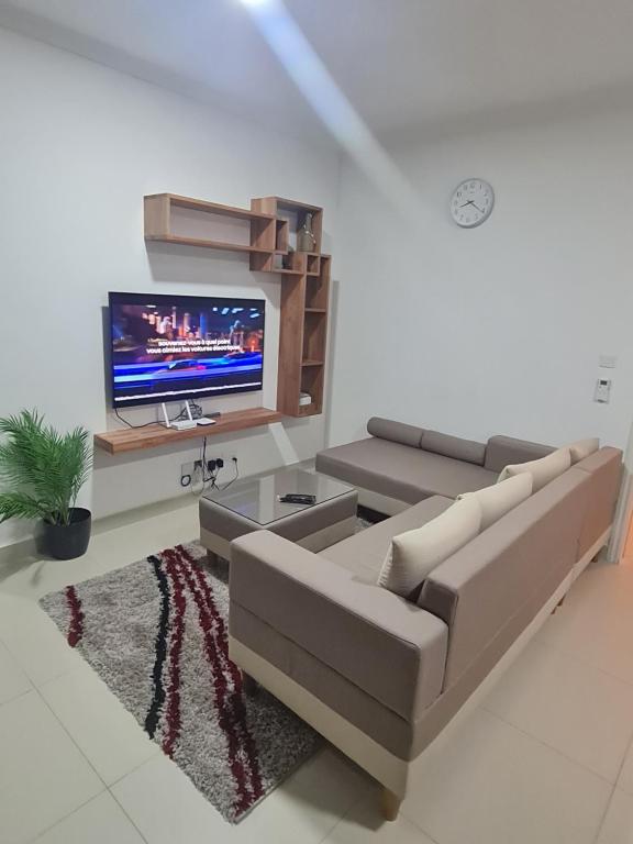 Posezení v ubytování Arc en ciel 2