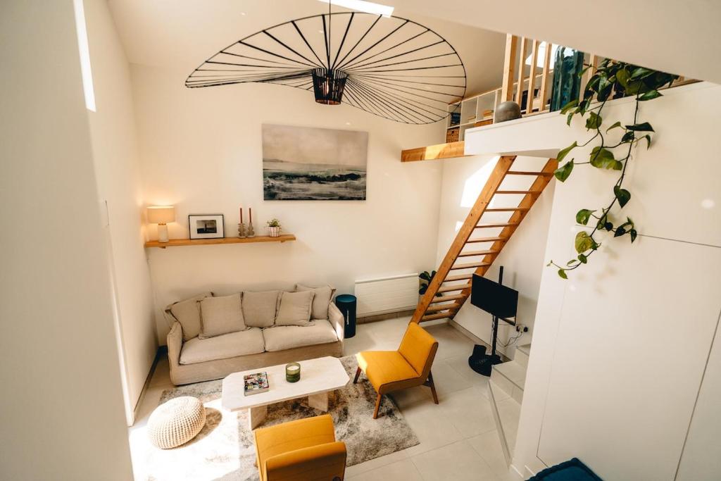 Posezení v ubytování Gite Ker Eost - Elegance & charme proche de la mer