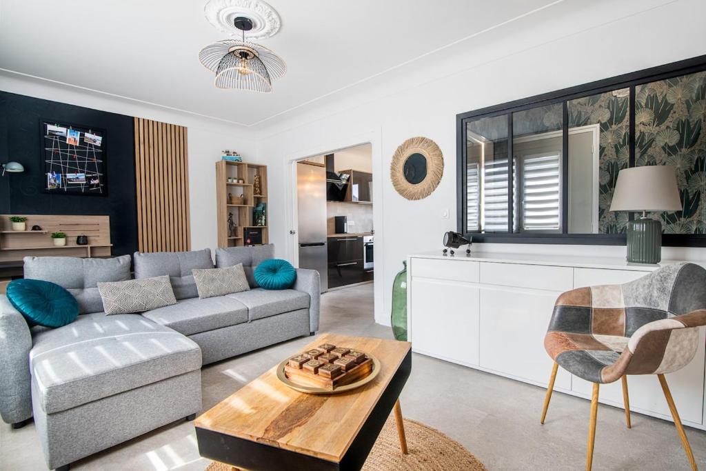 Posezení v ubytování L'S-Kal-56, design et cosy !