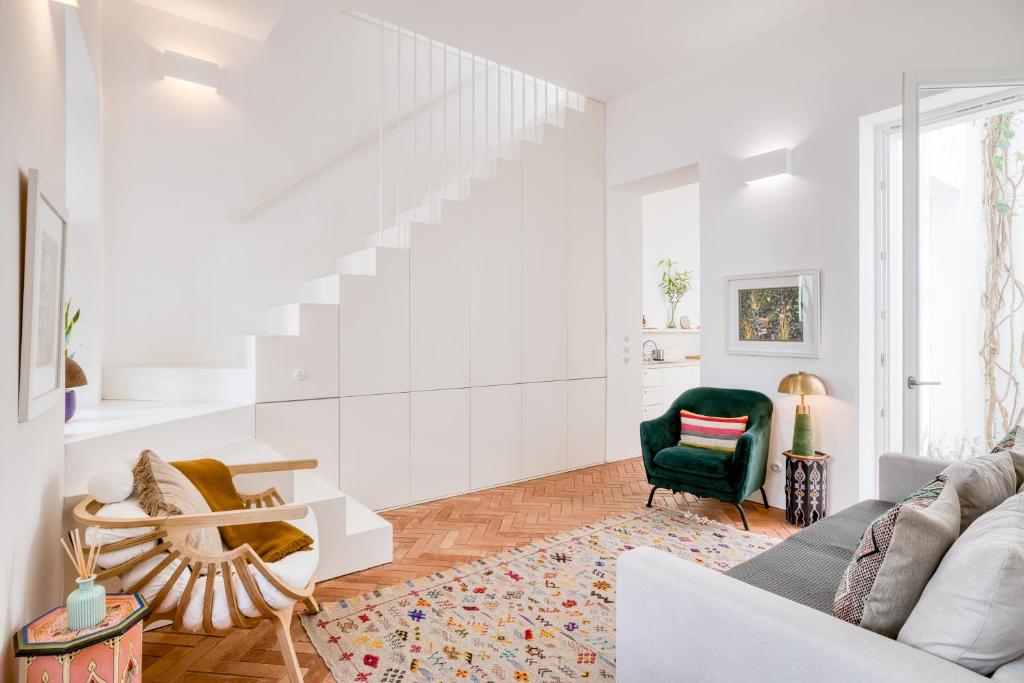 Χώρος καθιστικού στο Zorora House