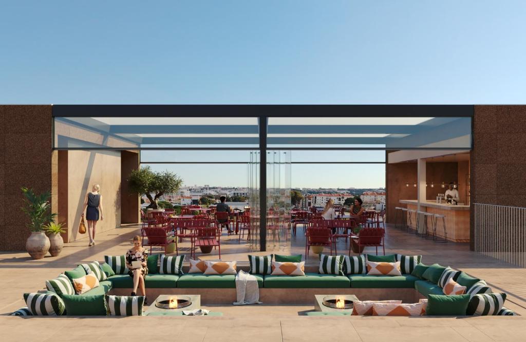 Restaurace v ubytování Upon Harbor - Seixal Bay Hotel