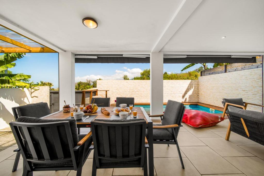 Posezení v ubytování Villa Rêve Austral