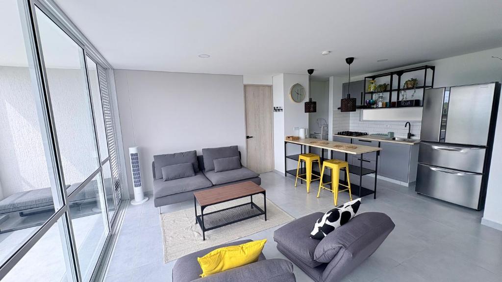 Köök või kööginurk majutusasutuses Citadela Di Sole Tropical Escape