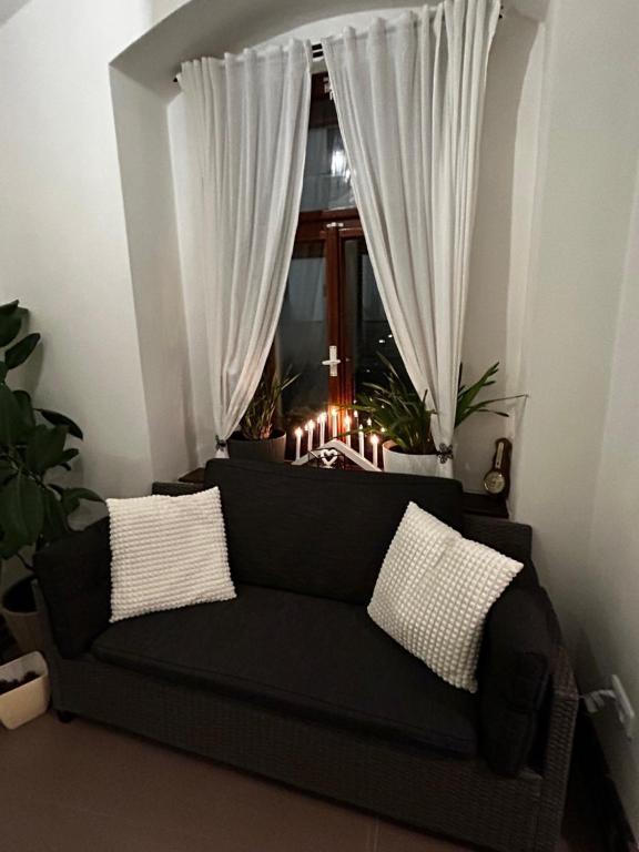 Χώρος καθιστικού στο Apartmány PARK