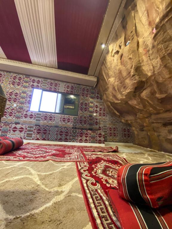 Koupelna v ubytování Wadi Rum beautiful time