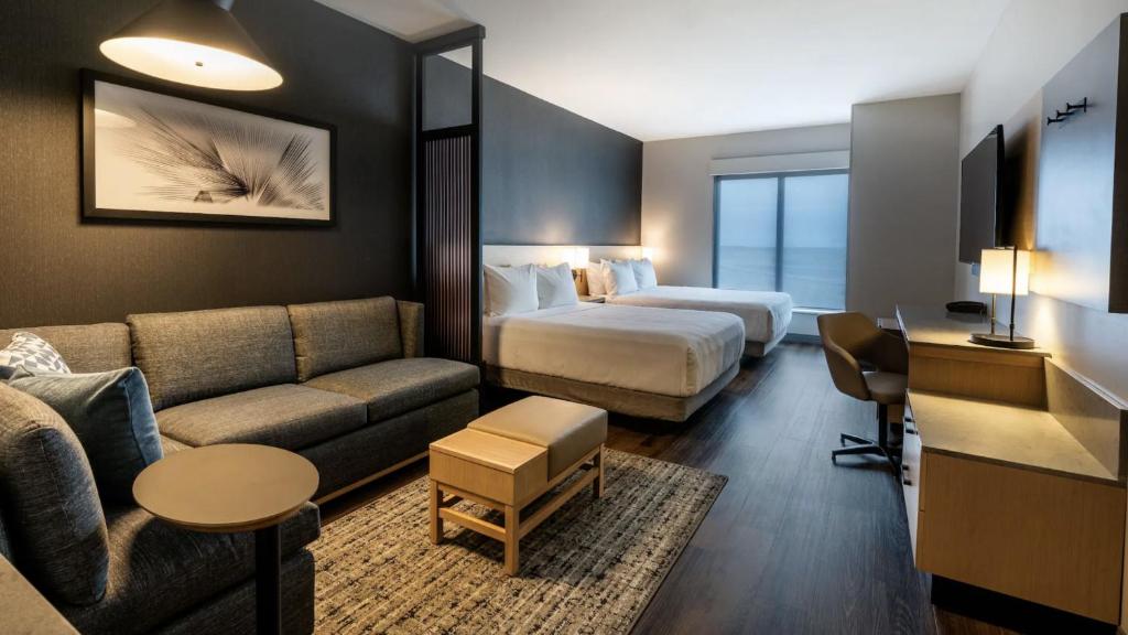 Ένα ή περισσότερα κρεβάτια σε δωμάτιο στο Hyatt Place Piedras Negras