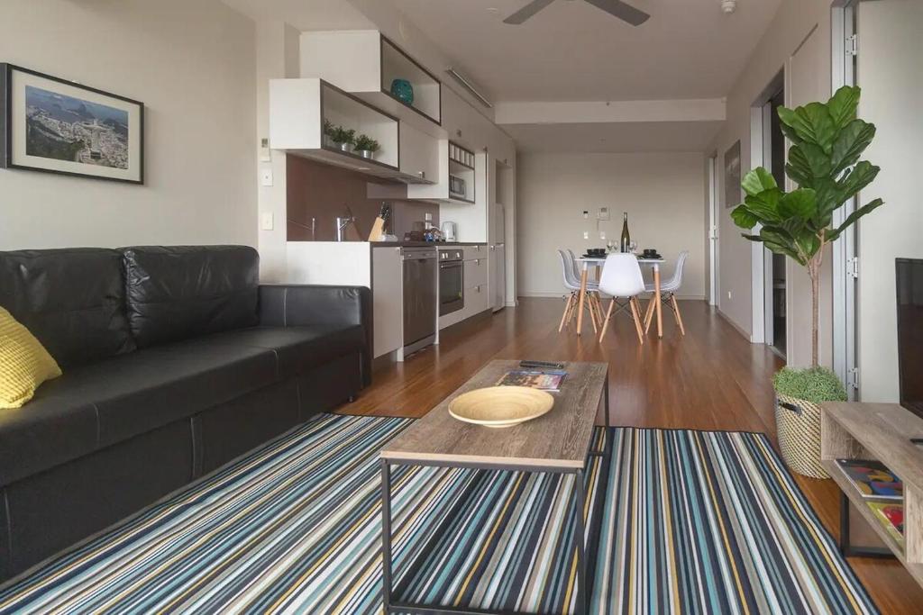 Et opholdsområde på The East End Retreat