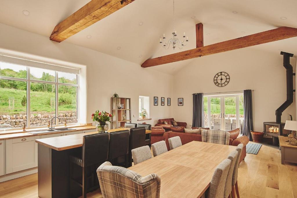 Χώρος καθιστικού στο Plum Cottage