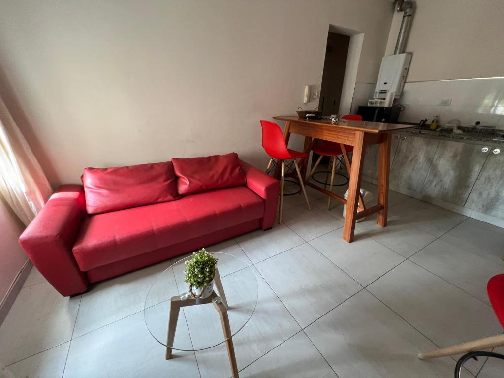 Posezení v ubytování Portal de la Cañada