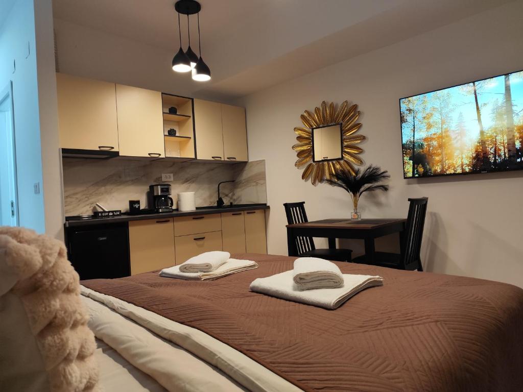 Voodi või voodid majutusasutuse Kael apartment toas