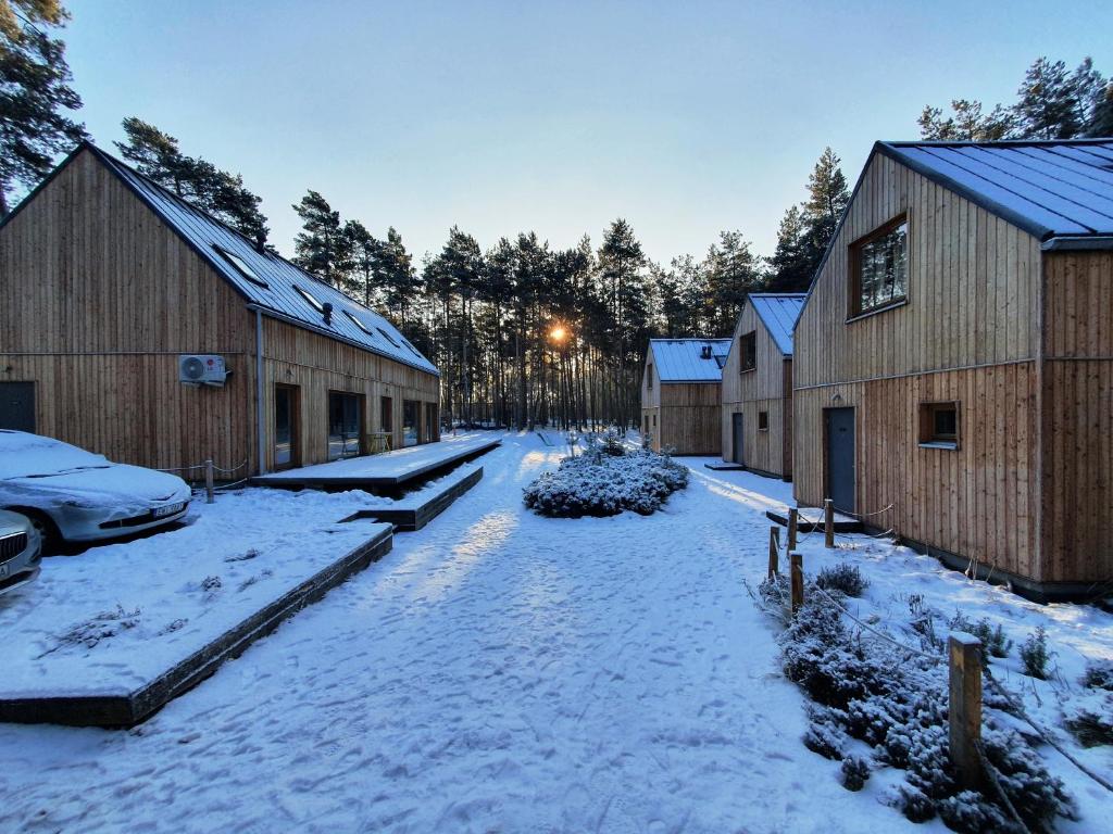 Το Osada Osjaków τον χειμώνα