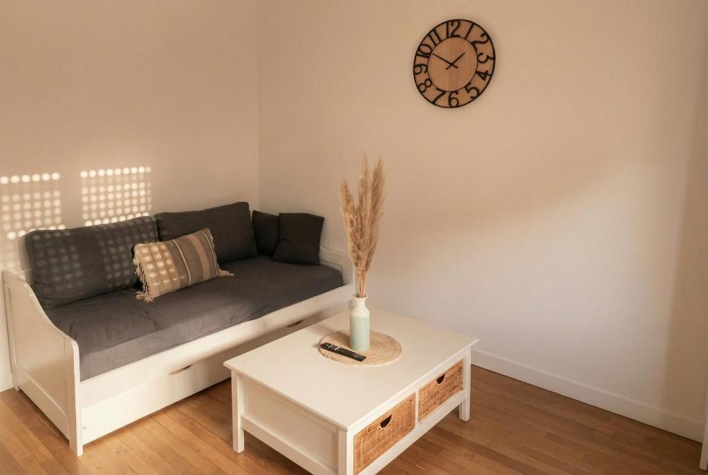 Χώρος καθιστικού στο Entre Terre et Baie du Mont-Saint-Michel