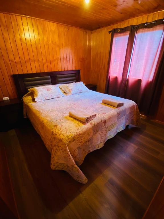 Ένα ή περισσότερα κρεβάτια σε δωμάτιο στο La casita de Ema