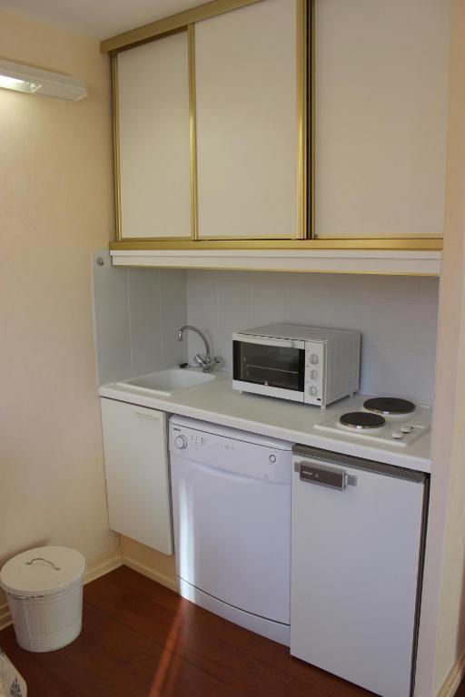 Kuchyň nebo kuchyňský kout v ubytování Joker Appartements VTI