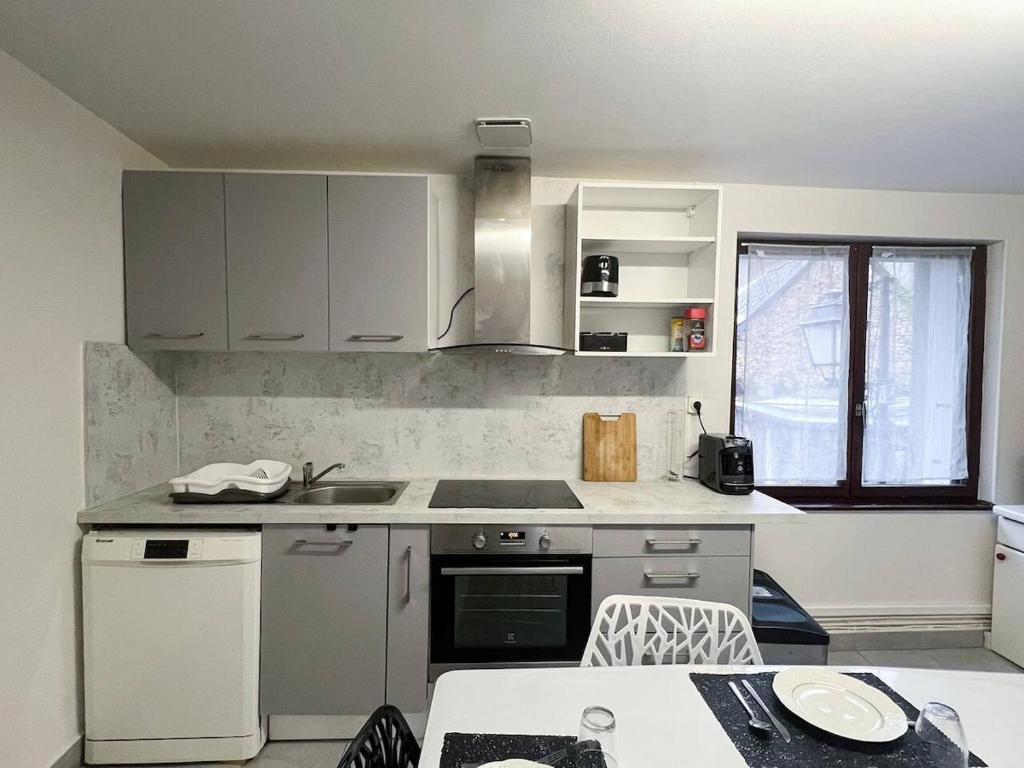 Köök või kööginurk majutusasutuses ô Bogros - vieux Château-Chinon