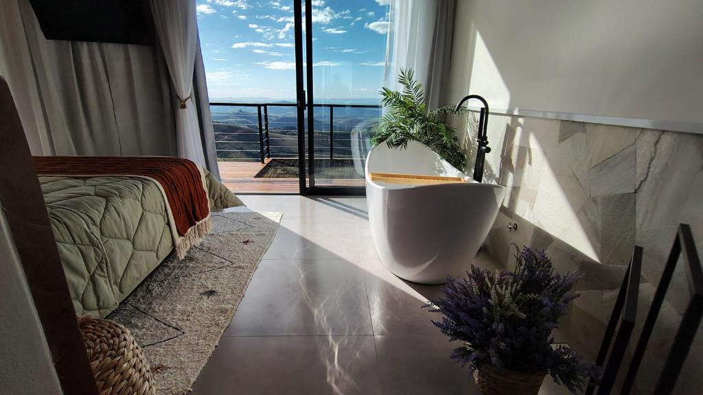 Posezení v ubytování Villa di Ayuruoca