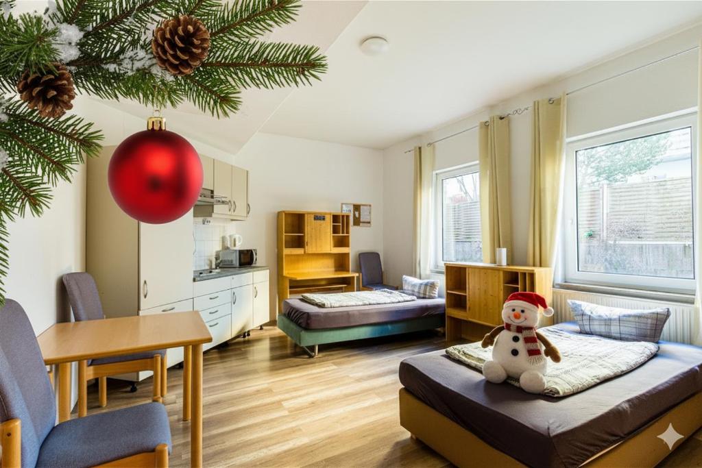 Un lugar para sentarse en Apartmenthaus in Chemnitz für Monteure