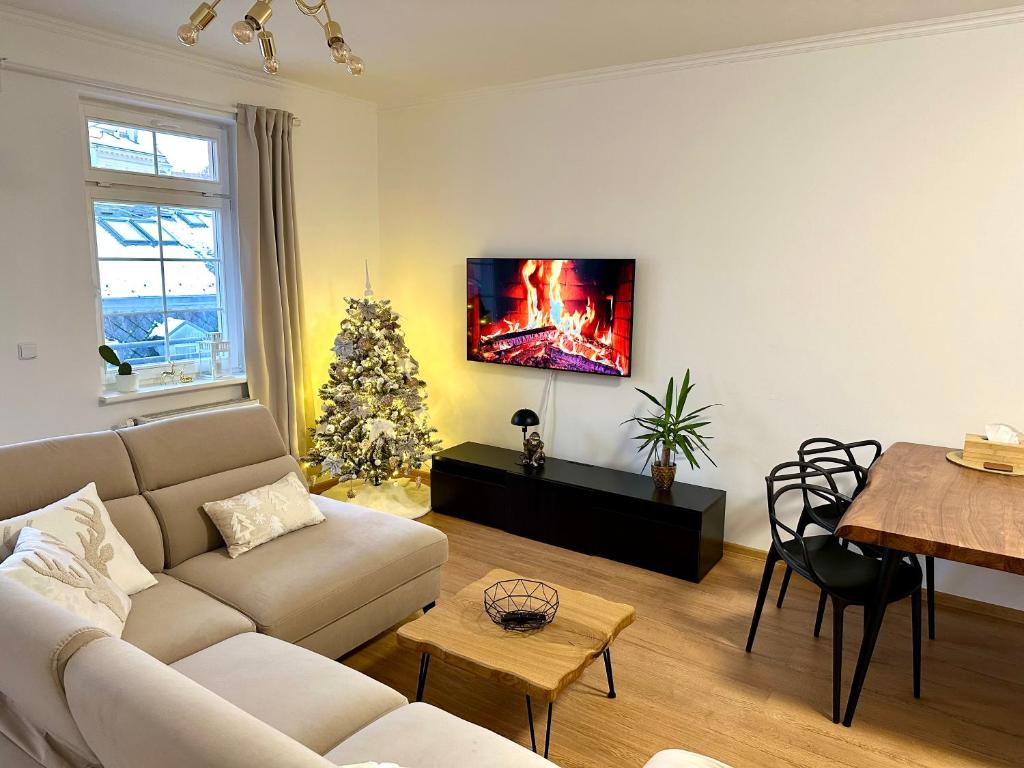 Posezení v ubytování Apartmán 7 - Petřín