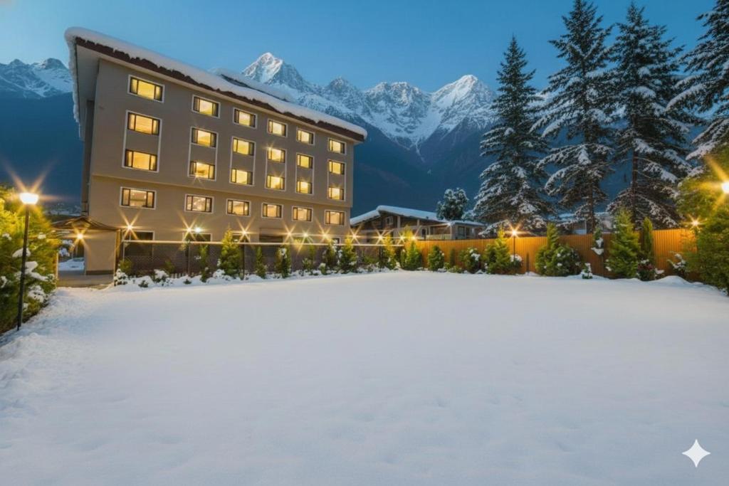 Το Solar Residency, Srinagar τον χειμώνα