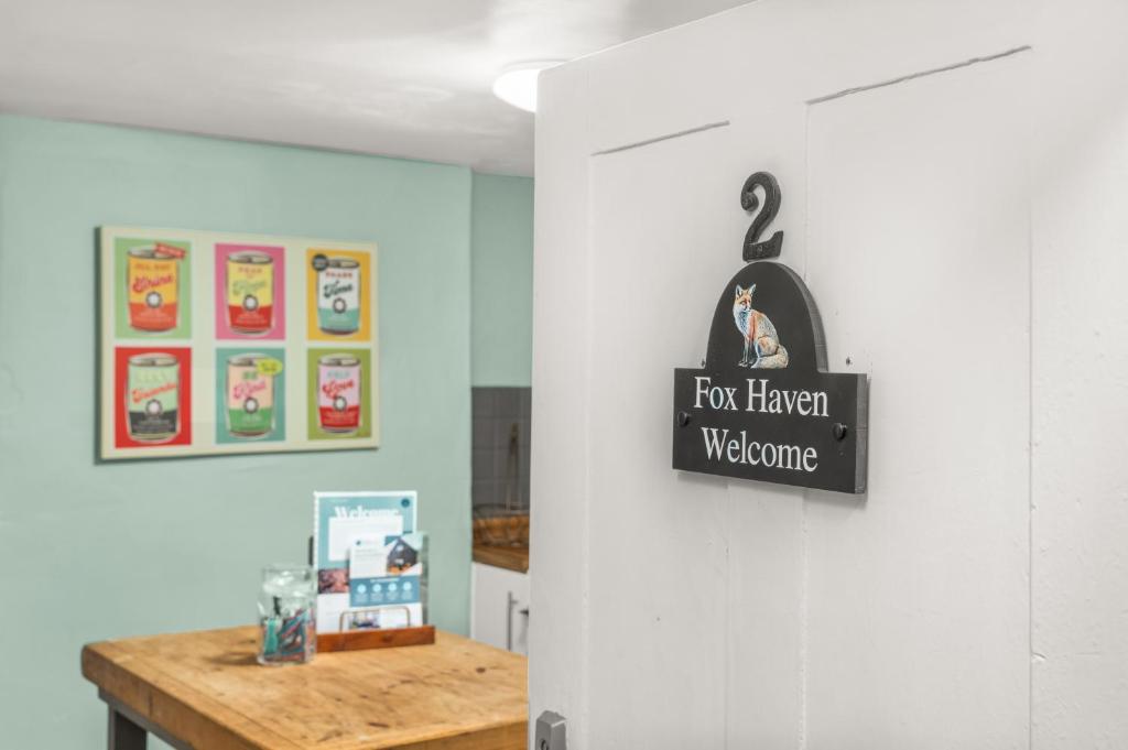 Certifikát, hodnocení, plakát nebo jiný dokument vystavený v ubytování Fox Haven