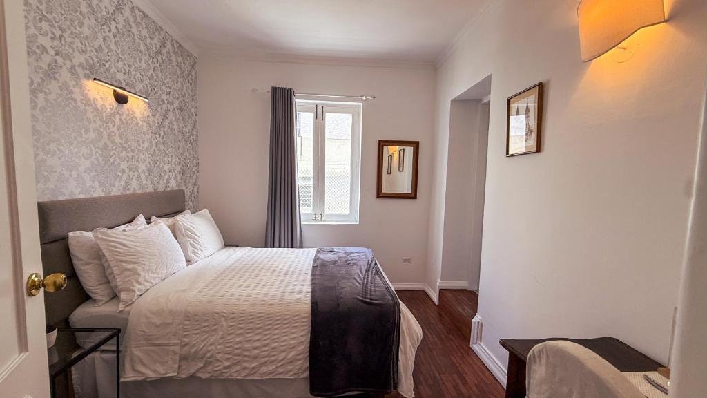 Postel nebo postele na pokoji v ubytování Casa Rábida Hotel Restaurante