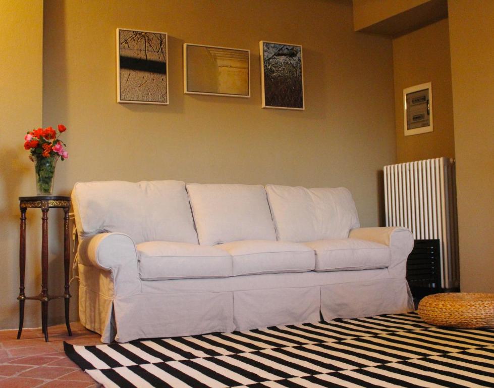 Posezení v ubytování Casa Cucco