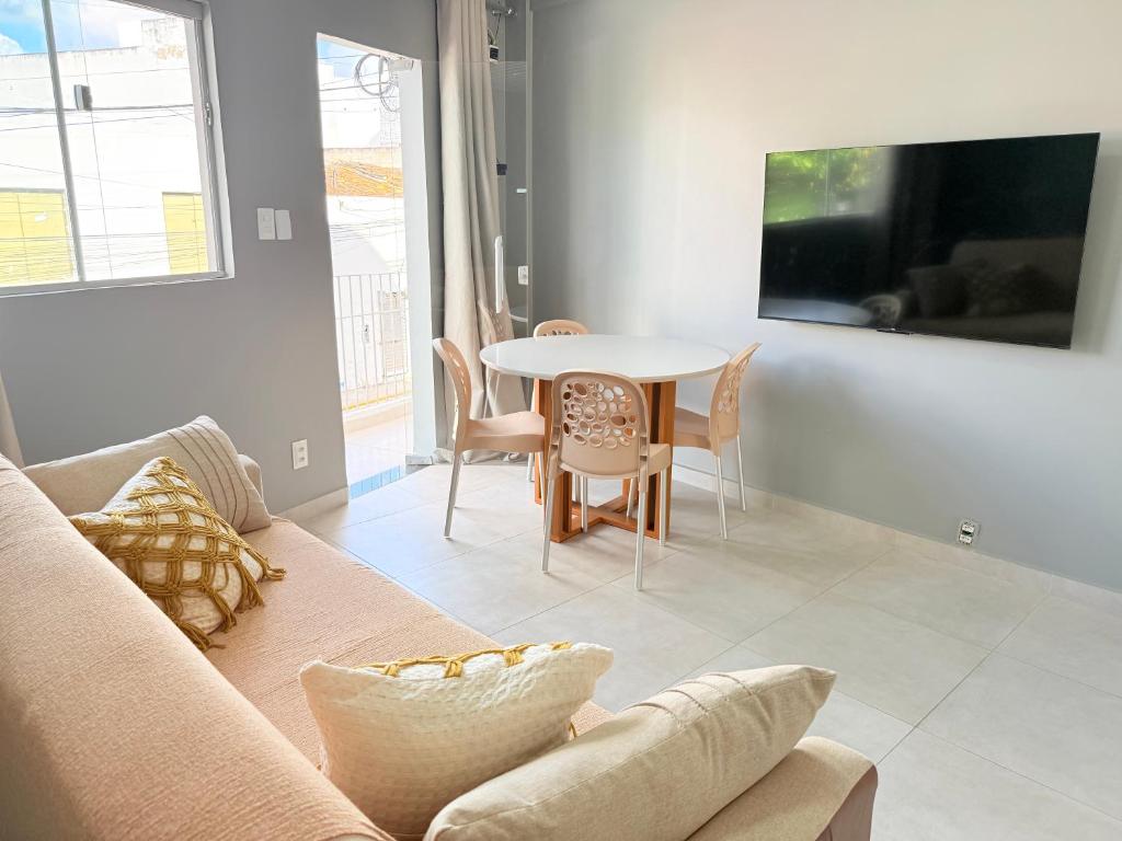 Μια τηλεόραση ή/και κέντρο ψυχαγωγίας στο Studio Central Com Ar no centro de Caruaru