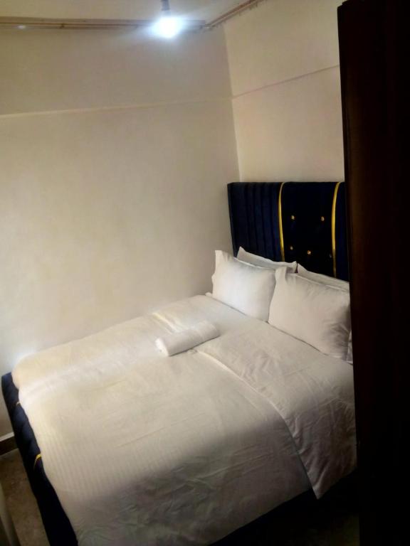 Ένα ή περισσότερα κρεβάτια σε δωμάτιο στο Vegaz Suites, The home of royal audacious comfort