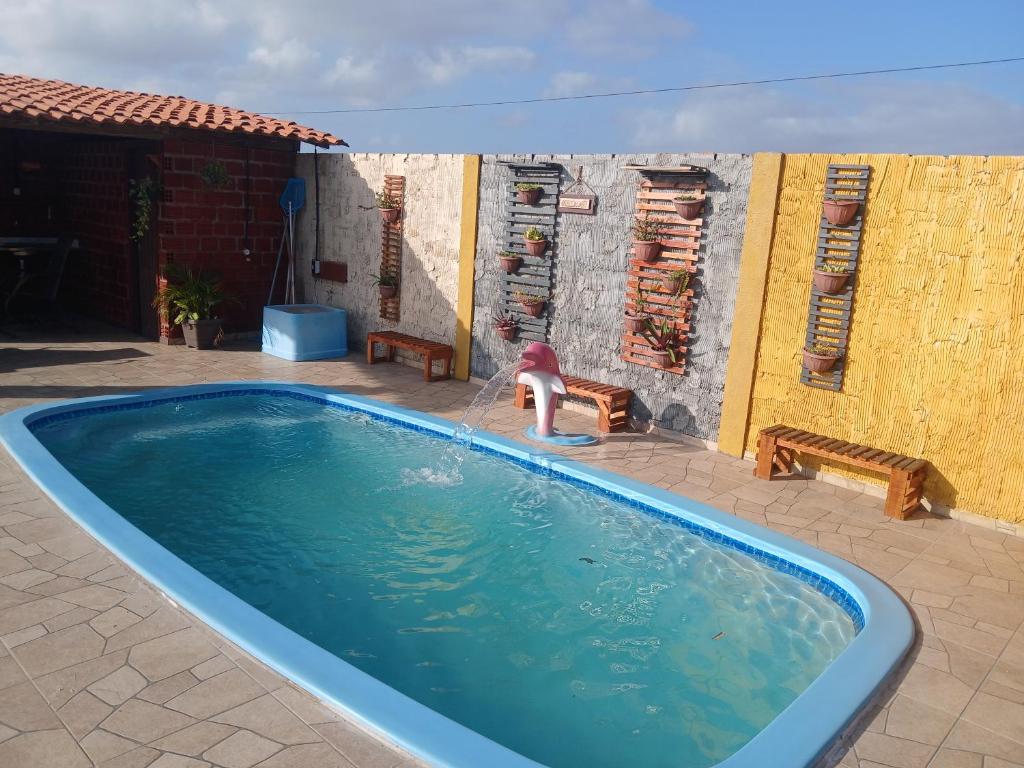Bazén v ubytování Chalé Cantinho do Céu- Santo Amaro do MA nebo v jeho okolí