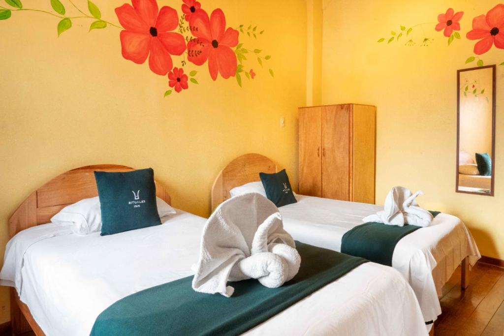 Giường trong phòng chung tại Villa Betty B&B