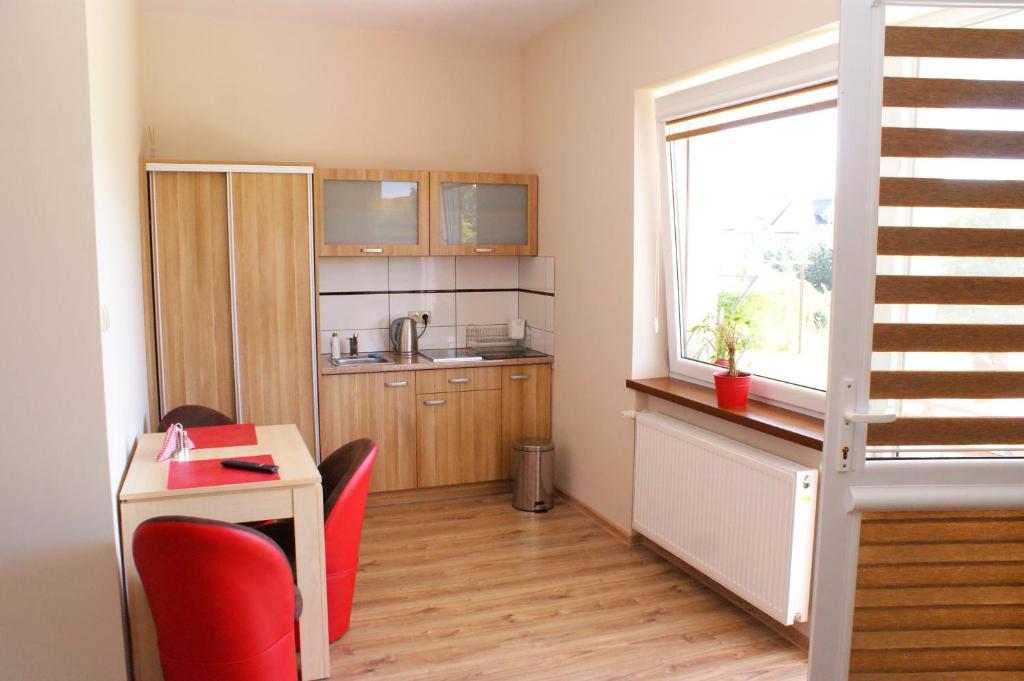 Kuchyňa alebo kuchynka v ubytovaní Mini Apartamenty Dominika