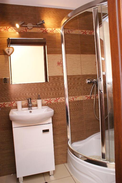 Kúpeľňa v ubytovaní Mini Apartamenty Dominika