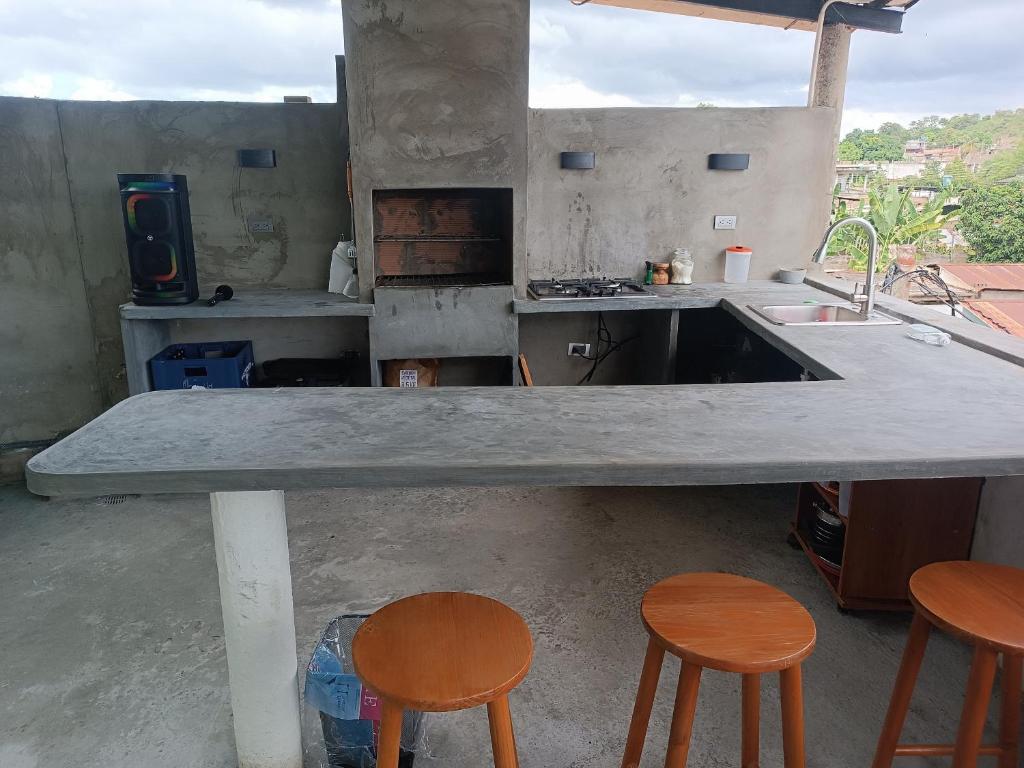 Η κουζίνα ή μικρή κουζίνα στο Check-In PZO