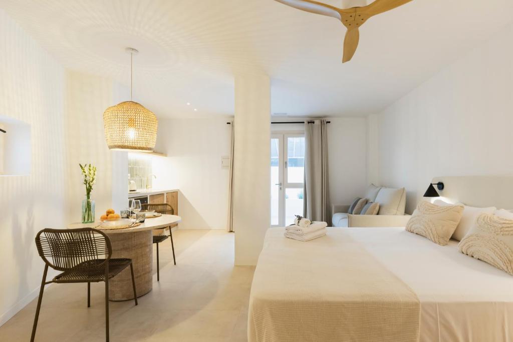 Ένα ή περισσότερα κρεβάτια σε δωμάτιο στο Vacança beach