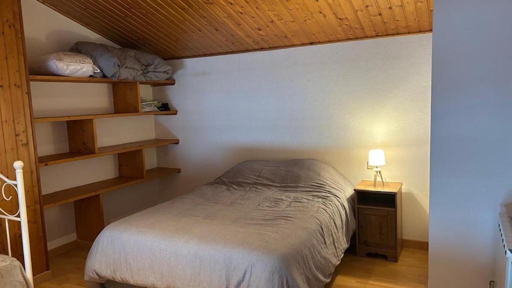 Postel nebo postele na pokoji v ubytování Appartement, vue mer imprenable