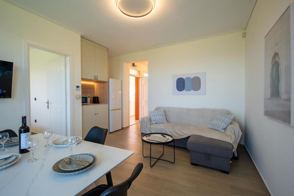 Posezení v ubytování Panagiouda Nest