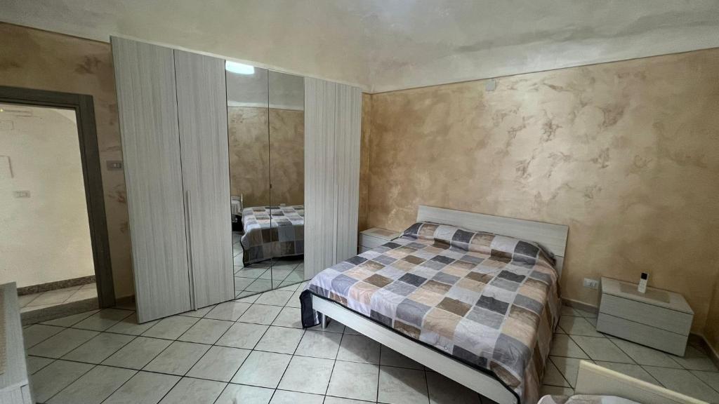 Postel nebo postele na pokoji v ubytování Agherè