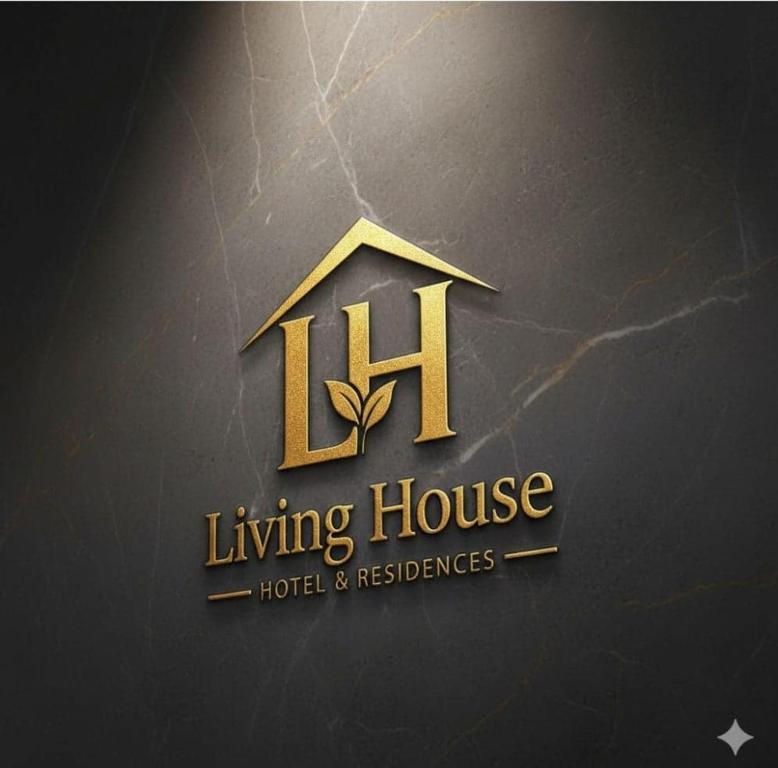 a logo for a living house hotel and residences at Living House in Salihli