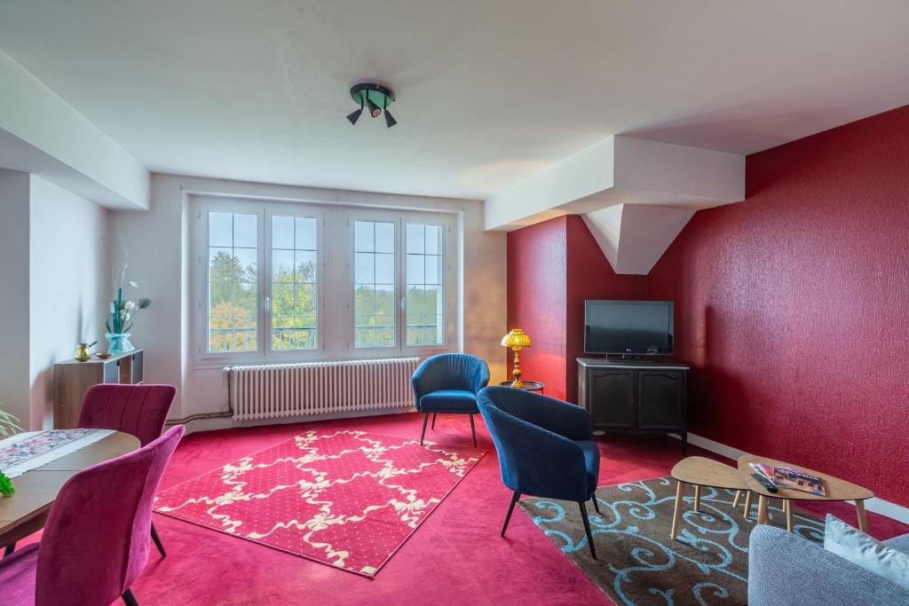 Μια τηλεόραση ή/και κέντρο ψυχαγωγίας στο Chez Anthony - Appart pour 4 avec Jardin