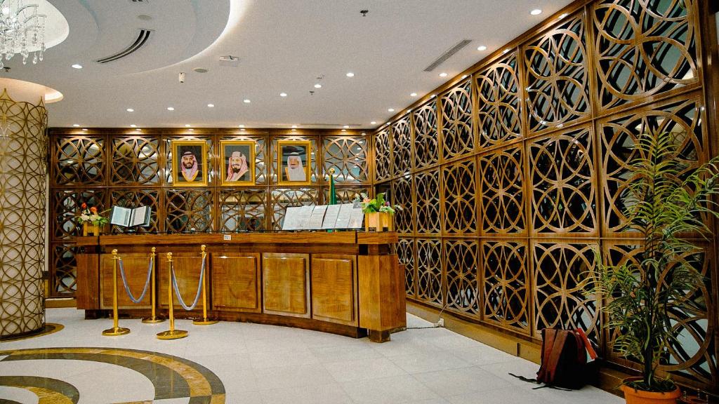 Ο χώρος του λόμπι ή της ρεσεψιόν στο فندق ميزاب أوركيد جرول