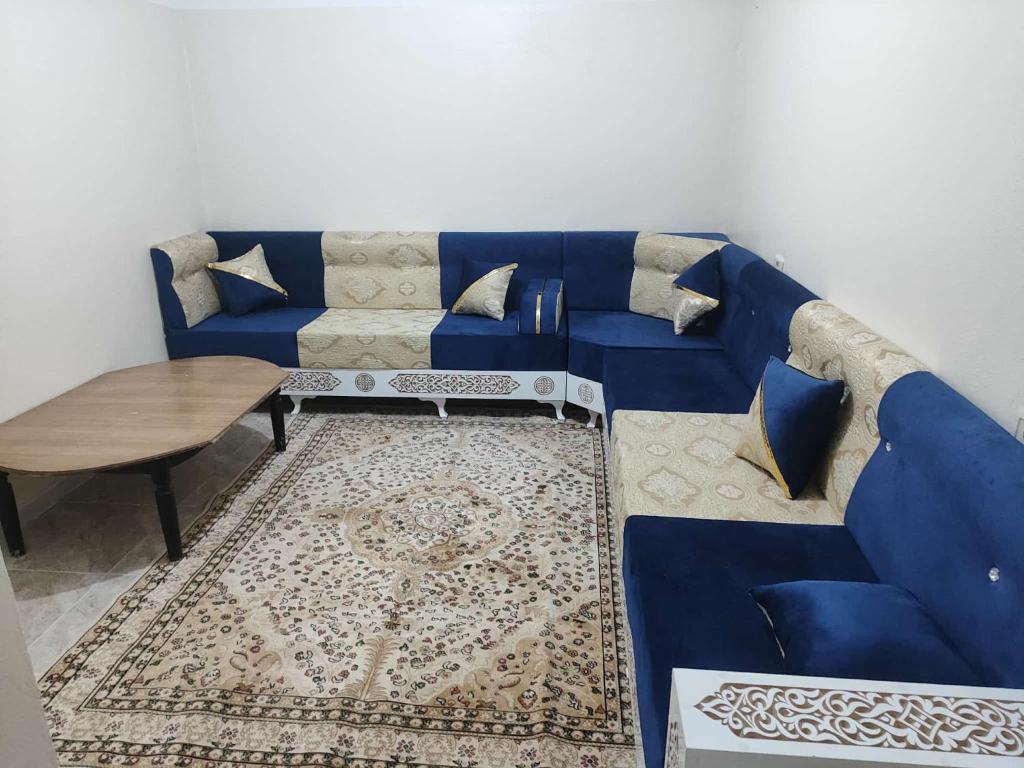 Posezení v ubytování F2 indépendant