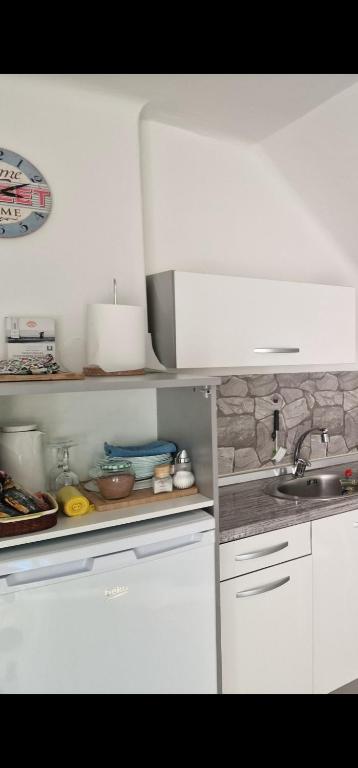 Køkken eller tekøkken på Apt Lublana