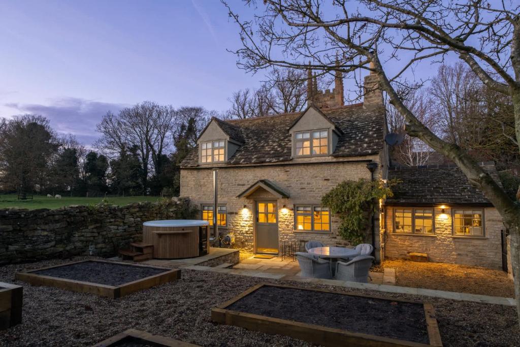 Zahrada ubytování Olive Cottage