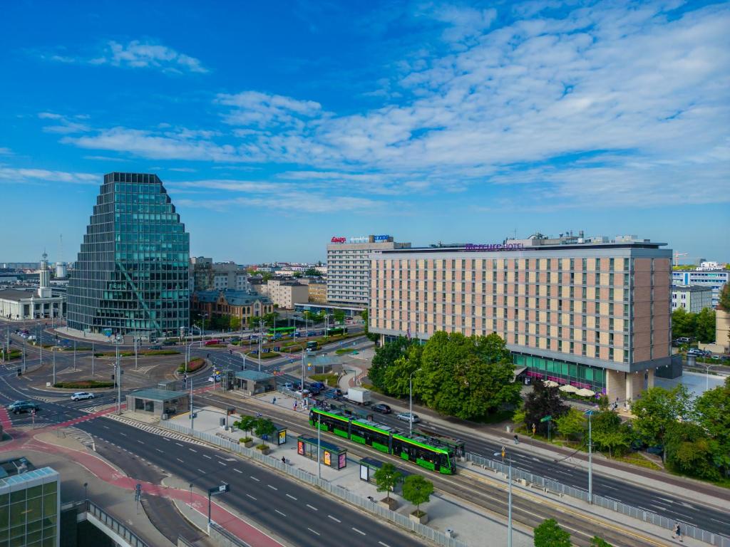 Γενική άποψη της πόλης Πόζναν ή θέα της πόλης από  αυτό το ξενοδοχείο