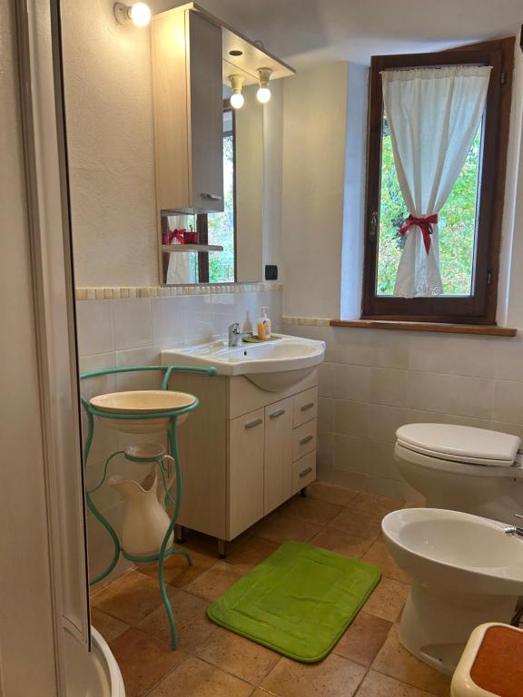 Koupelna v ubytování Antica Fiera