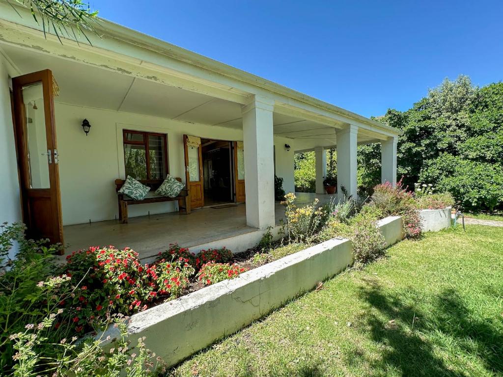 En have udenfor Arkelshoek Cottages