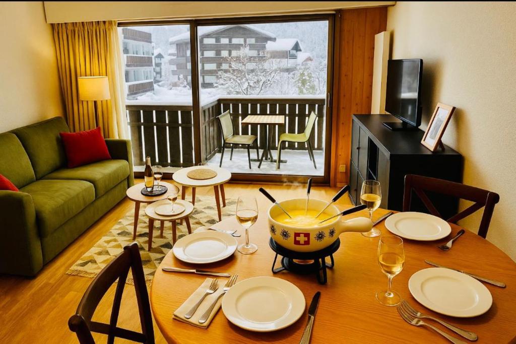 Bright studio in the heart of Chamonix