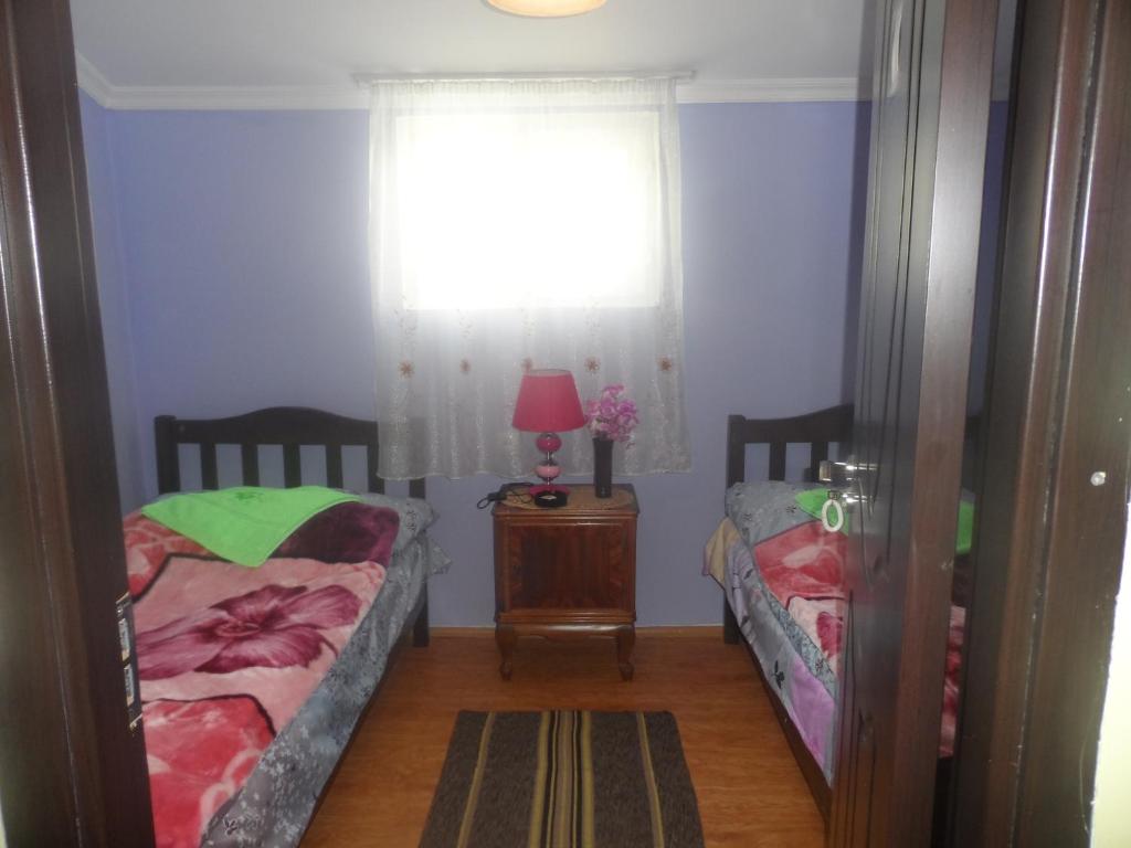 Postel nebo postele na pokoji v ubytování Hotel Tekla