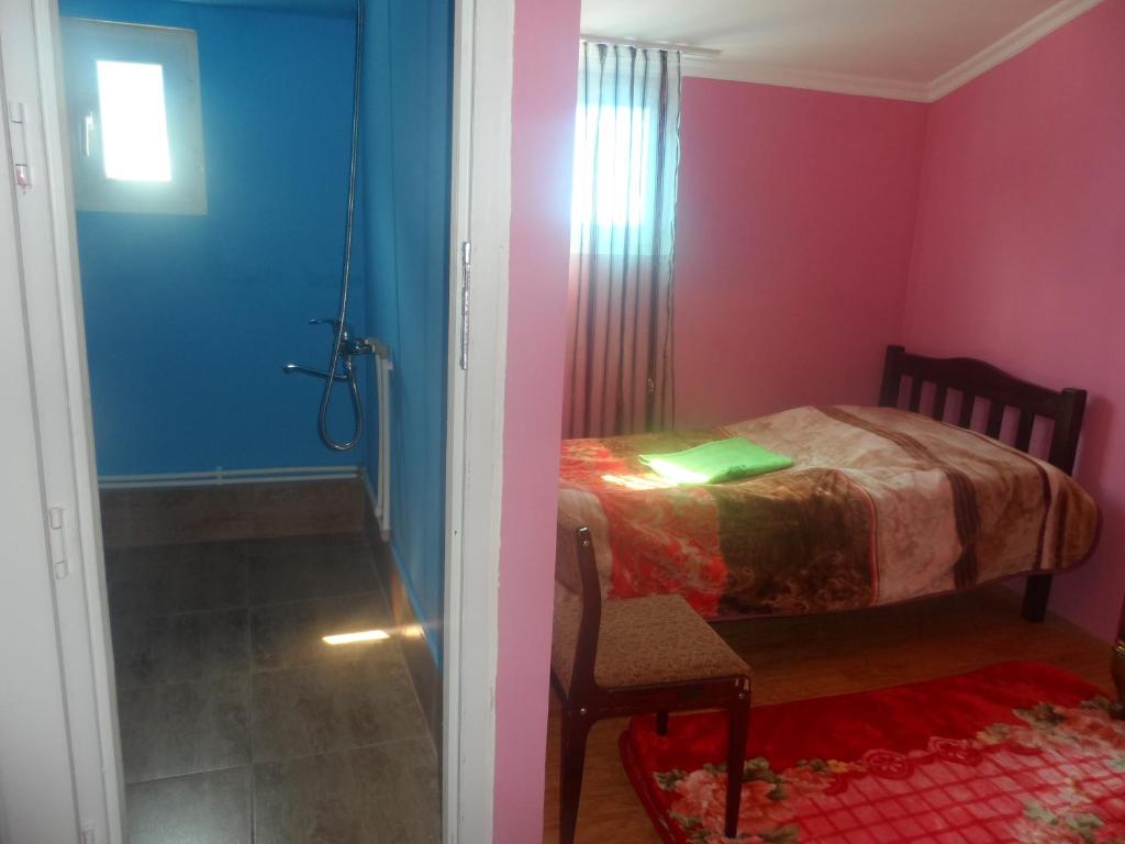 Postel nebo postele na pokoji v ubytování Hotel Tekla