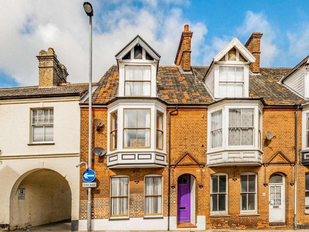 Bygningen som feriehuset ligger i